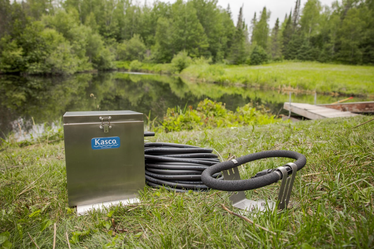 Kasco Home Series Diffused Aeration is a simple, yet effective, solution to improving and maintaining the health of your backyard pond.