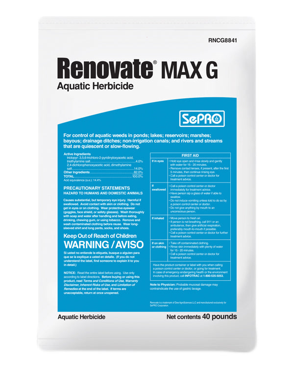 manage herbicide active ingredient Renovate® Max G